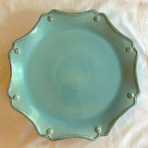 6 Juliska Berry & Thread Chargers Ice Blue